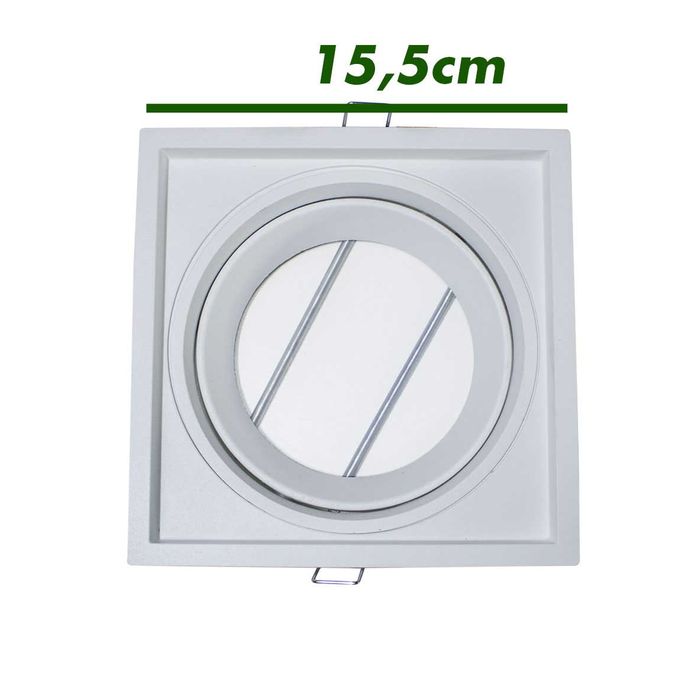 Spot Embutir Recuado Orientável P/ Lâmpada Ar111 Gu10 IL4730 St4730