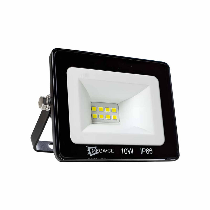 Refletor LED 10W Preto 3000K 800lm IP65 ST2098