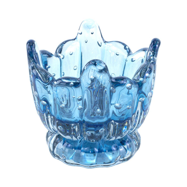 Castiçal De Decoração Murano Aquamarine Princess 226_10.1 ST2695
