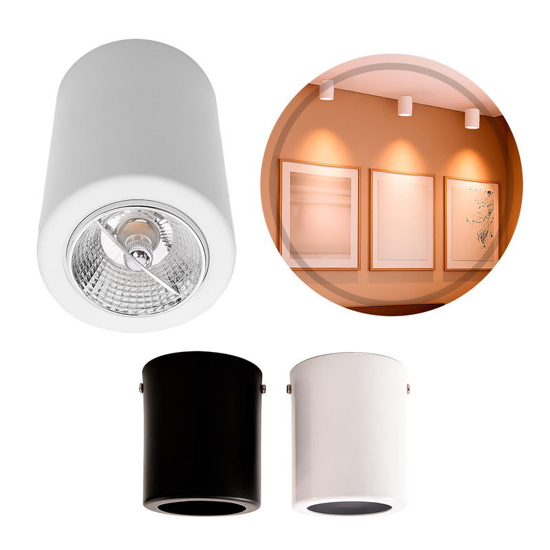Plafon de Sobrepor Redondo Foco Fixo p/ AR70 GU10 Starlumen ST2951