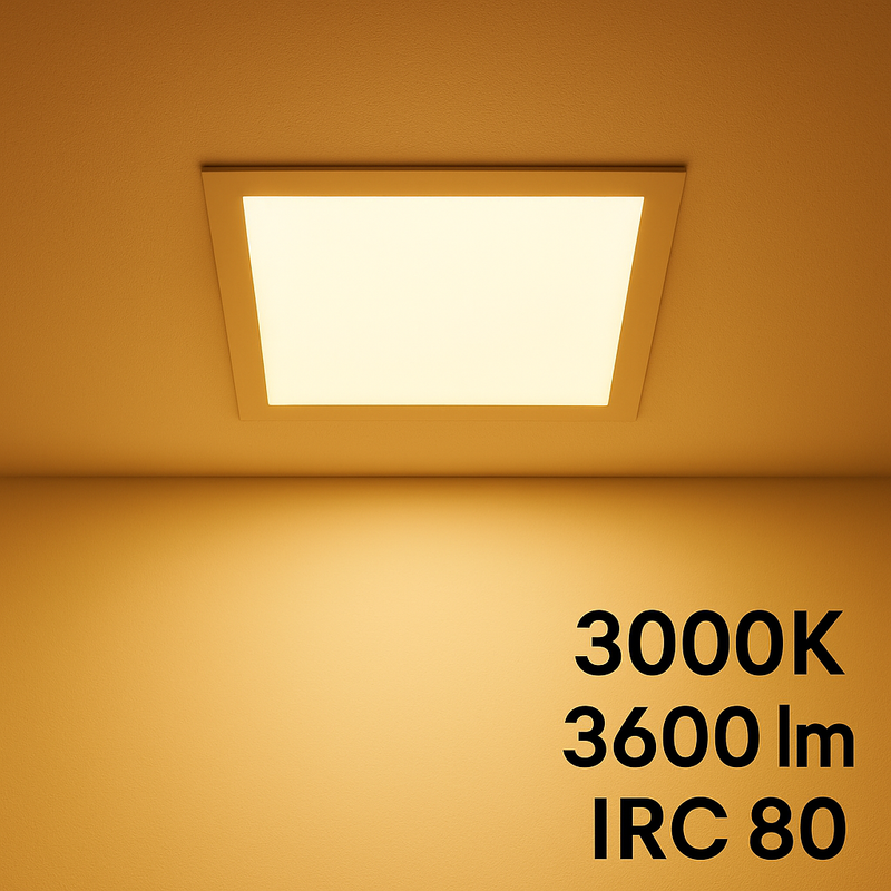 kit 2 Painel Plafon Led 40w Embutir 40x40cm 3000k St1453