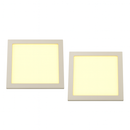 kit 2 Painel Plafon Led 40w Embutir 40x40cm 3000k St1453