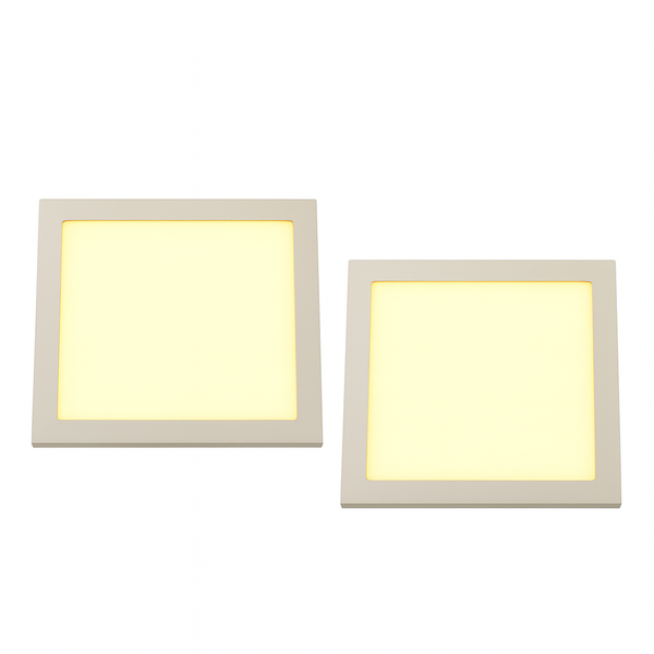 kit 2 Painel Plafon Led 40w Embutir 40x40cm 3000k St1453