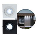 Spot Luminária Slim Sobrepor Teto Beiral Alumínio LED 7W Branco Frio Externo ST3250