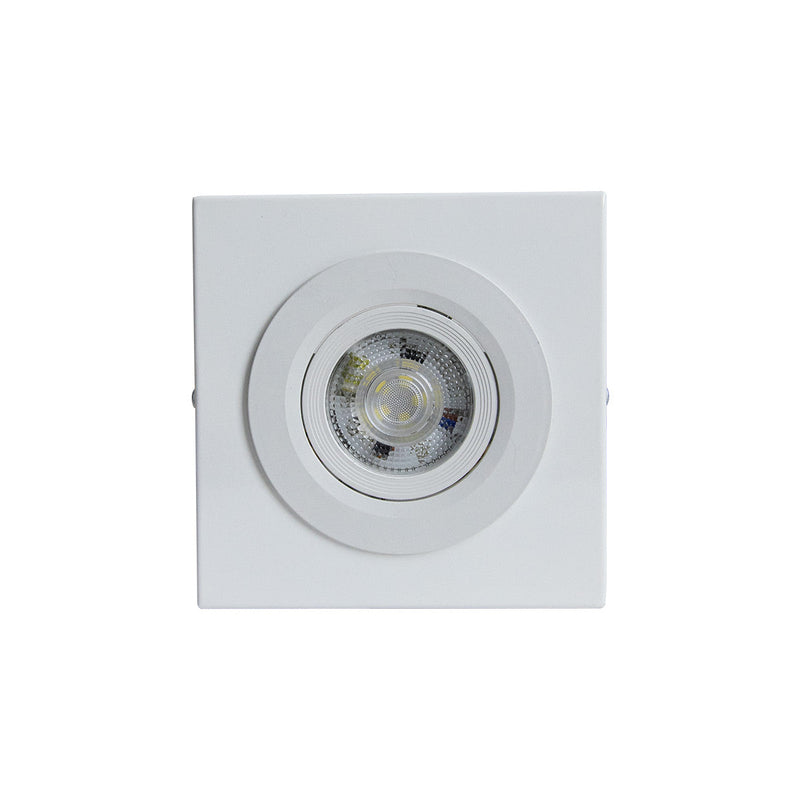 Spot Luminária Slim Sobrepor Teto Beiral Alumínio LED 7W Branco Frio Externo ST3250
