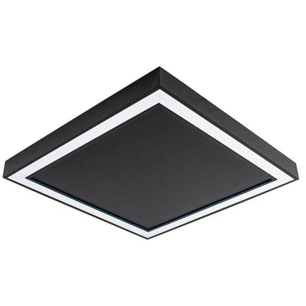 Plafon Sobrepor Fit Edge Preto Led 33,6w 3000k 42cm Newline PL0123LED3-PT St1999