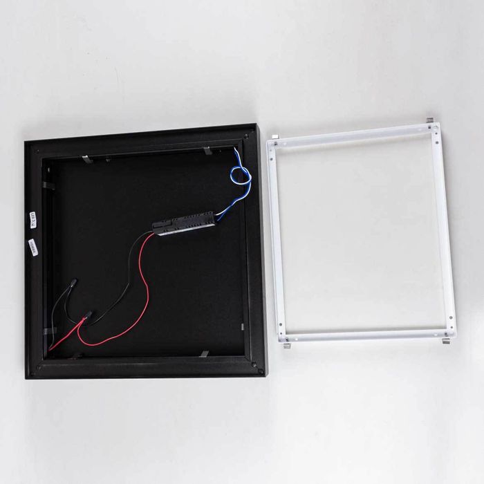 Plafon Sobrepor Fit Edge Preto Led 33,6w 3000k 42cm Newline PL0123LED3-PT St1999