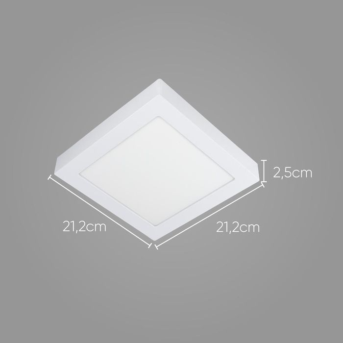 Painel Plafon Led 18w Luminária Sobrepor St226