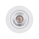 Spot Led Smd Redondo de Embutir Teto 7w Branco Quente 3000k Orientável St3318