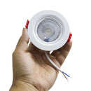 Spot Led Smd Redondo de Embutir Teto 7w Branco Quente 3000k Orientável St3318