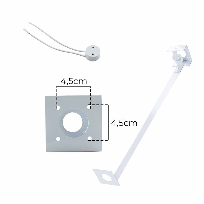 Poste Balizador de Jardim Externo Max p/ T8 60cm Starlumen ST2946