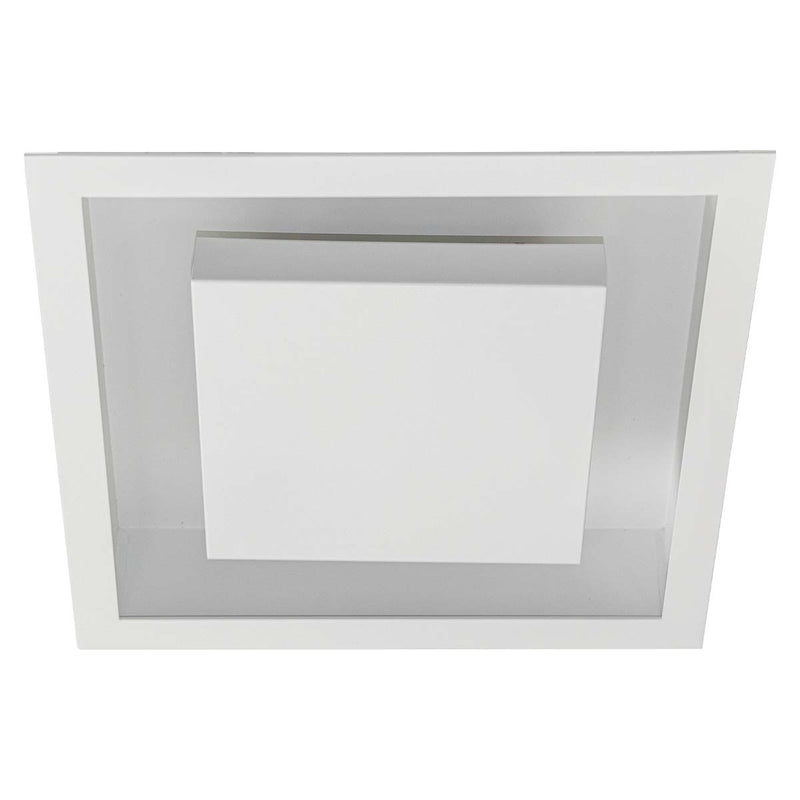 Plafon Embutir Quadrado 40x40cm Luz Indireta p/ 4xE27 20140 ST3102