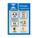 Lâmpada LED GU10 AR70 4,8W 12º IRC95 Nordecor ST2278