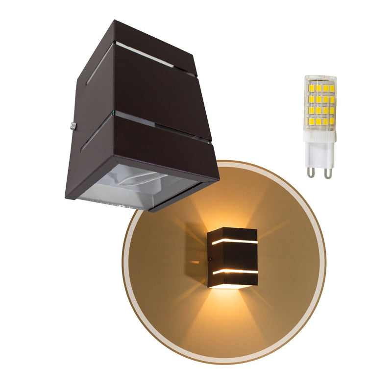 Arandela Frisos E Facho Externa + Led G9 5w St327