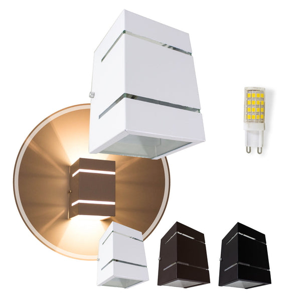 Arandela Frisos E Facho Externa + Led G9 5w St327