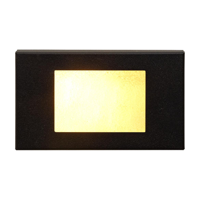 Luminária De Parede Balizador Preto Embutir Cx 4x2 Escada St1314