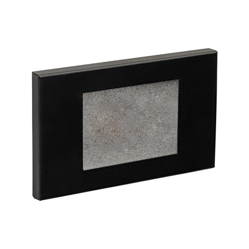 Luminária De Parede Balizador Preto Embutir Cx 4x2 Escada St1314