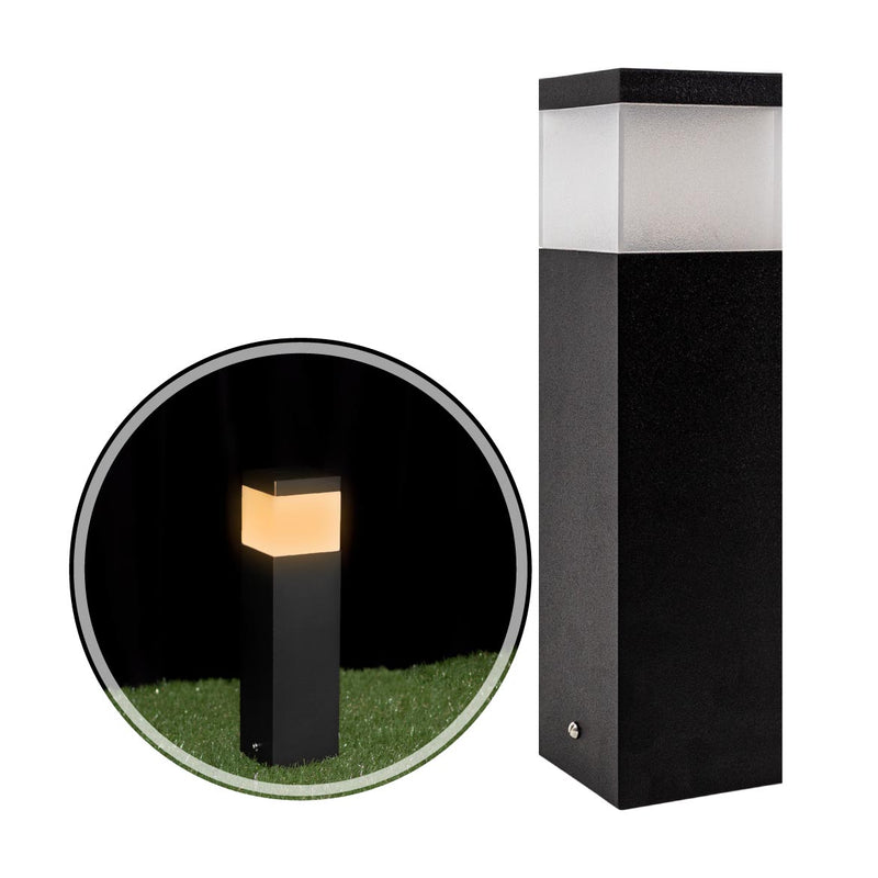 Poste Balizador Grivor 30cm P/ Jardim Em Alumínio Starlumen St1301 -  Preto