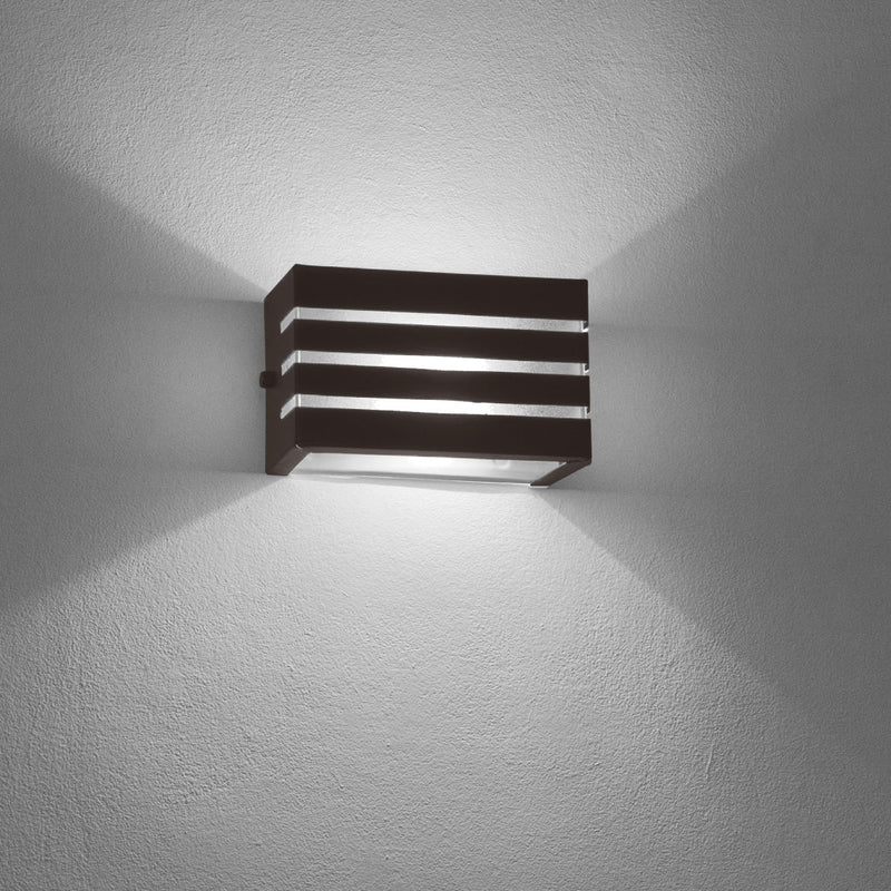 Arandela Frisada + Lâmpada Led 5w Luminária Externa St548