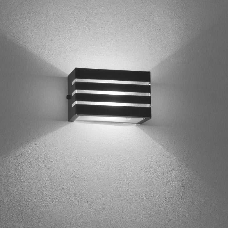 Arandela Frisada + Lâmpada Led 5w Luminária Externa St548