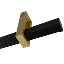 Arandela Plafon LED Olympic Preto e Dourado 25,5W Luz Quente 15016PRDR3K Enerlux ST3098