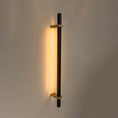 Arandela Plafon LED Olympic Preto e Dourado 25,5W Luz Quente 15016PRDR3K Enerlux ST3098