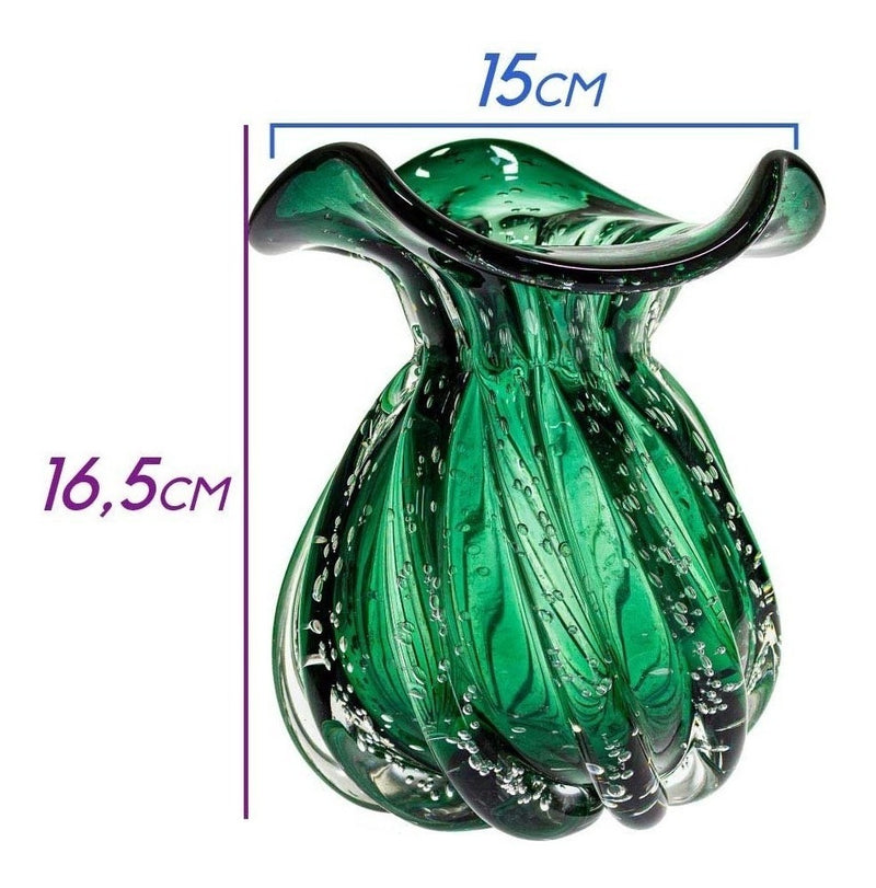 Vaso Murano Trouxinha 16x15cm Od0014 St1667