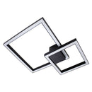 Plafon Arandela Fit Preto LED 58W Luz Direta ou Indireta 701LED3-PT ST1254