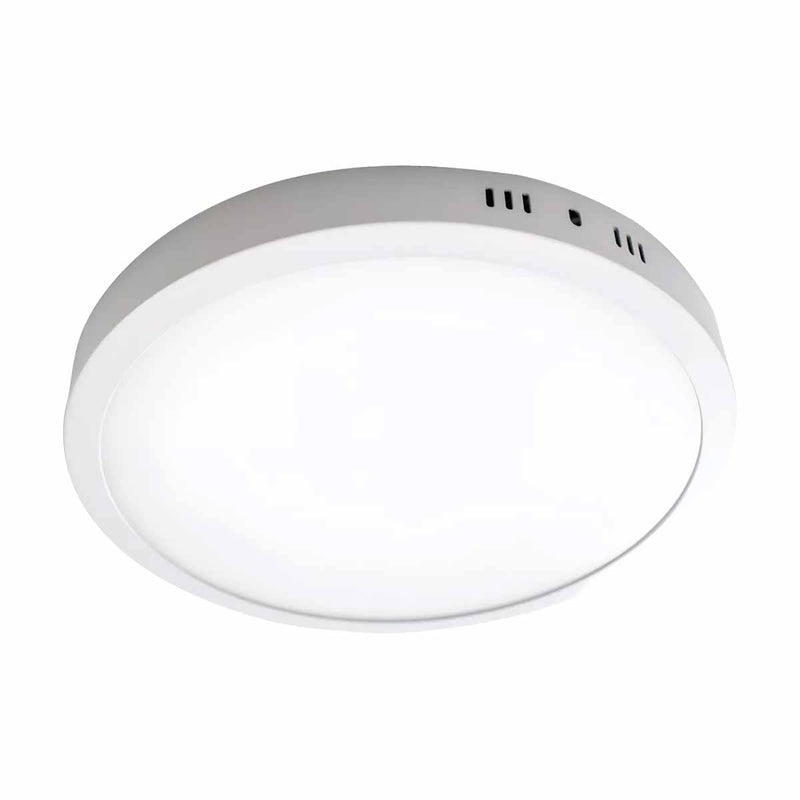 Painel Plafon LED 24W Sobrepor Redondo Branco Quente 3000K ST1873