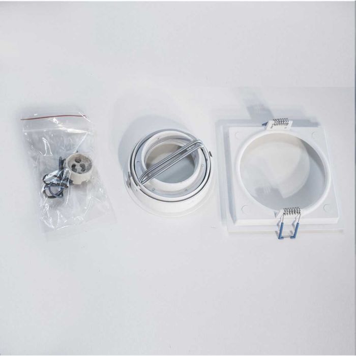Spot Recuado Embutir Gu10 Para Gesso Sistema Click IL4716 St4716