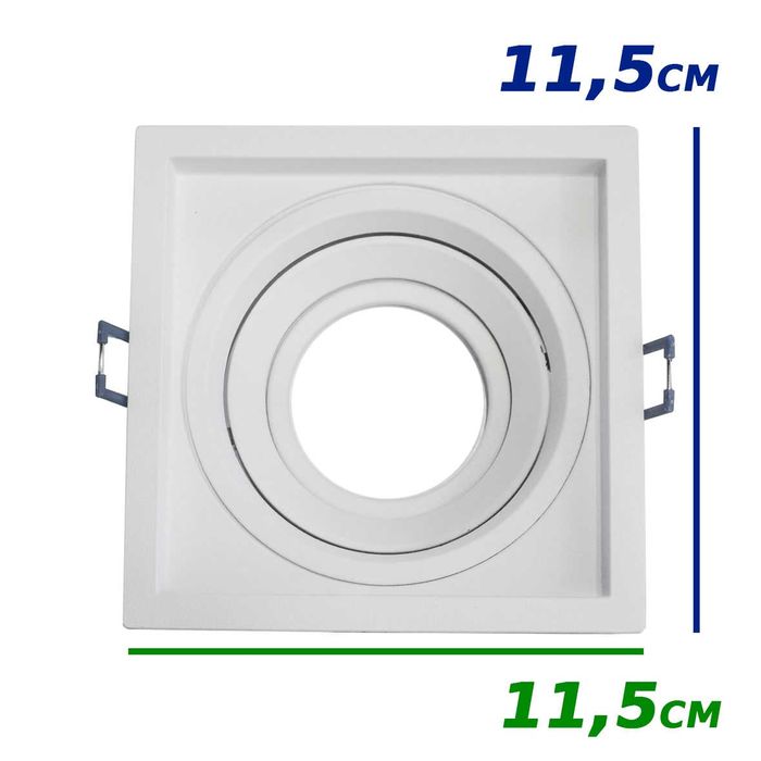 Spot Recuado Embutir Gu10 Para Gesso Sistema Click IL4716 St4716