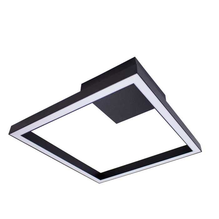 Arandela Plafon Fit LED 33W 41x41cm 3000k Alumínio 691LED3-PT ST1285