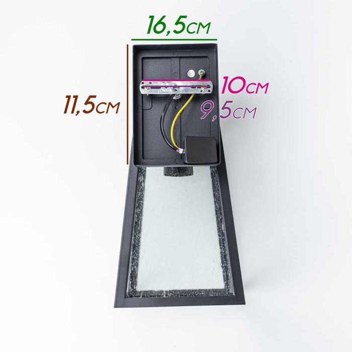 Luminária Retro Arandela Bristol 4 faces p/ E27 AM400P ST1887