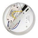 Plafon Kyara Branco LED 6W 16cm Efeito Estrelado Com Cristais HL004-R-WH ST1775