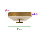 Plafon Kyara Ouro Led 6w 16cm Efeito Estrelado Com Cristais HL002-Q-OU St1773