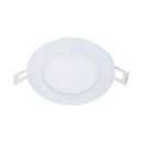 Painel Plafon LED 6W Luminária Embutir Teto Redondo IRC70 Luz Quente 3000k ST534