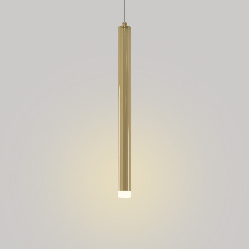 Pendente Tubo Dourado LED 5W Branco Quente 300lm DCD02159D Sindora ST2970