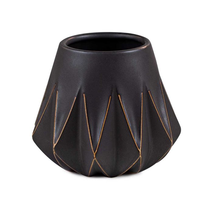 Vaso de Cerâmica Decorativo em Alto Relevo GS0015 ST1665