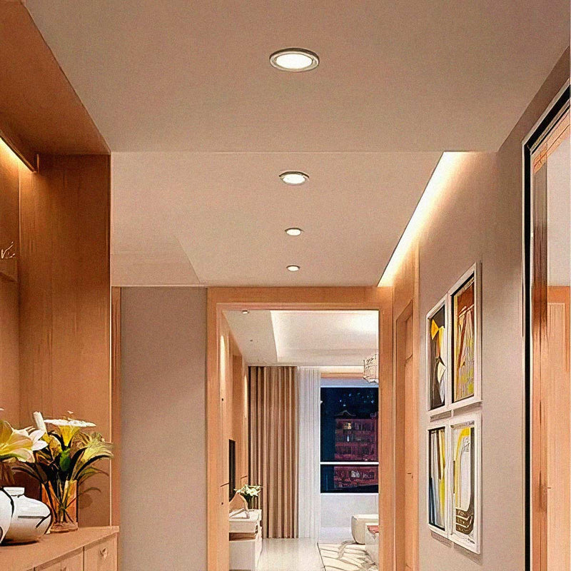 kit 2x Spot LED Embutir Alua Redondo 2W 3000K IRC80 Nordecor ST3153