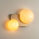 Arandela Artemis 2 Globos de  Vidro para 2 G9 VL007-MG Starlux ST2526