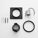 Spot Embutir Rente Preto Orientável Alumínio P/ LED Par20 IL0092 ST092 *