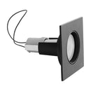 Spot Embutir Rente Preto Orientável Alumínio P/ LED Par20 IL0092 ST092 *