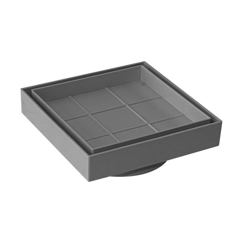 Ralo Oculto Invisivel Anti Inseto Piso Porcelanato Cinza Starlumen ST2781
