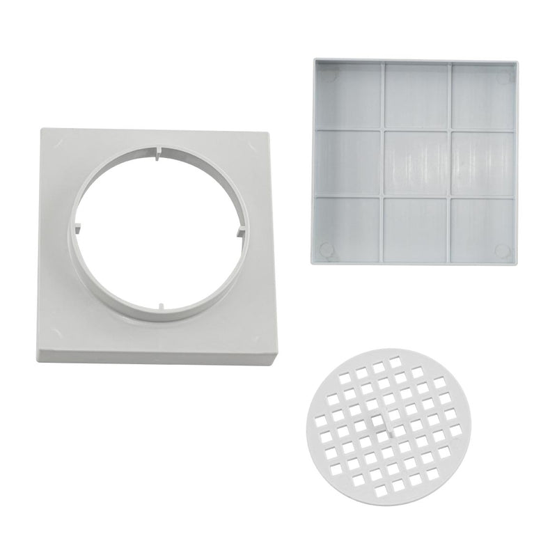 Ralo Oculto Invisivel Anti Inseto Piso Porcelanato Branco ST2781
