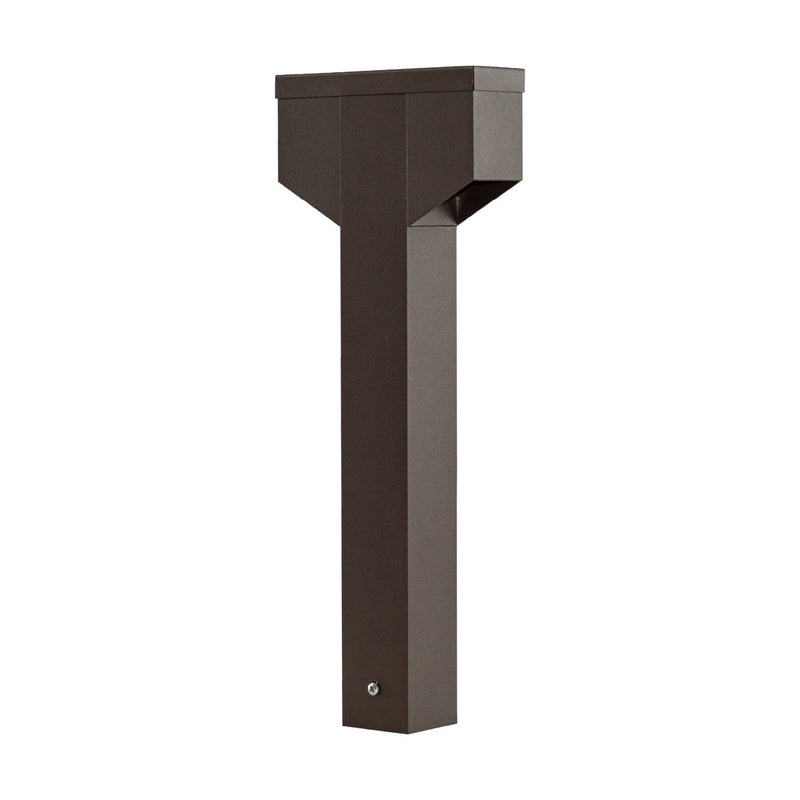Poste Balizador Luminária Jardim Lunor Duo 2 Focos P/ MR11 ST2767 - Marrom