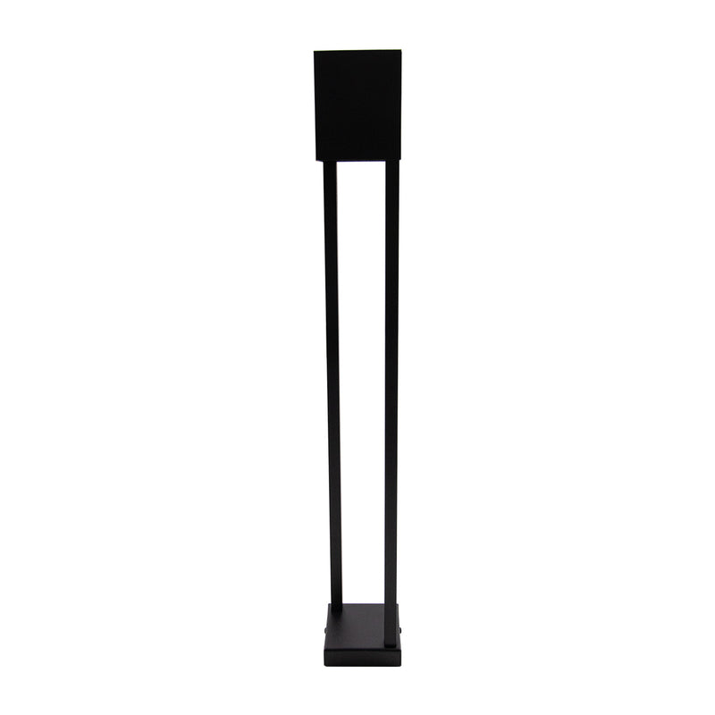Poste Balizador de Jardim Flash Externo Preto Moderno 1xGU10 PA-406 ST3252