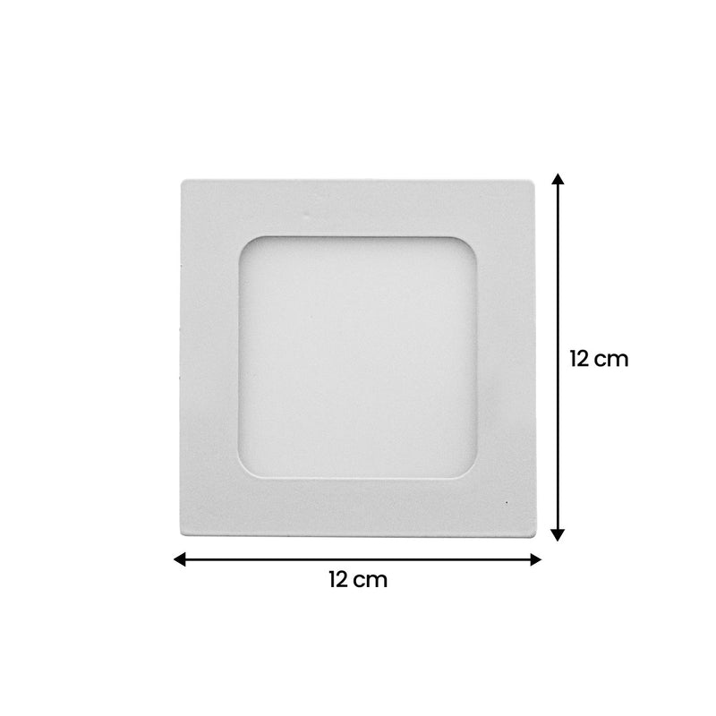Luminária LED Embutir 6W 3000K SaveEnergy Branca 400lm Quadrada ST434