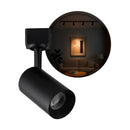 Spot Preto Tube MR16 GU10 para Trilho Eletrificado ST3253-Lumanti-Starlumen