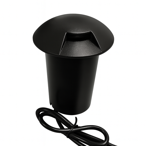 Mini Balizador Led 0,75w 3000k Embutir 1 Saída/Facho Externo ST1371 - Preto