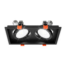 Spot Luminária de Teto Retangular Embutir Loyo p/ LED 2xPAR20 Nordecor ST3235-Nordecor-Starlumen